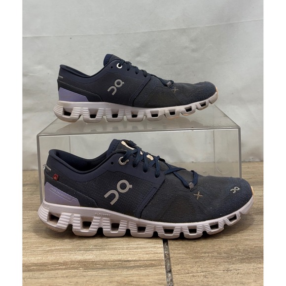 ON Cloudswift Running Shoes Women's US W8.5 UK 6.5 EU 40 Navy Purple - Picture 2 of 10